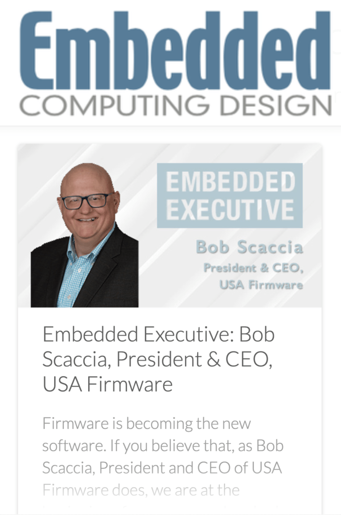 Bob Scaccia Embedded Computing Design